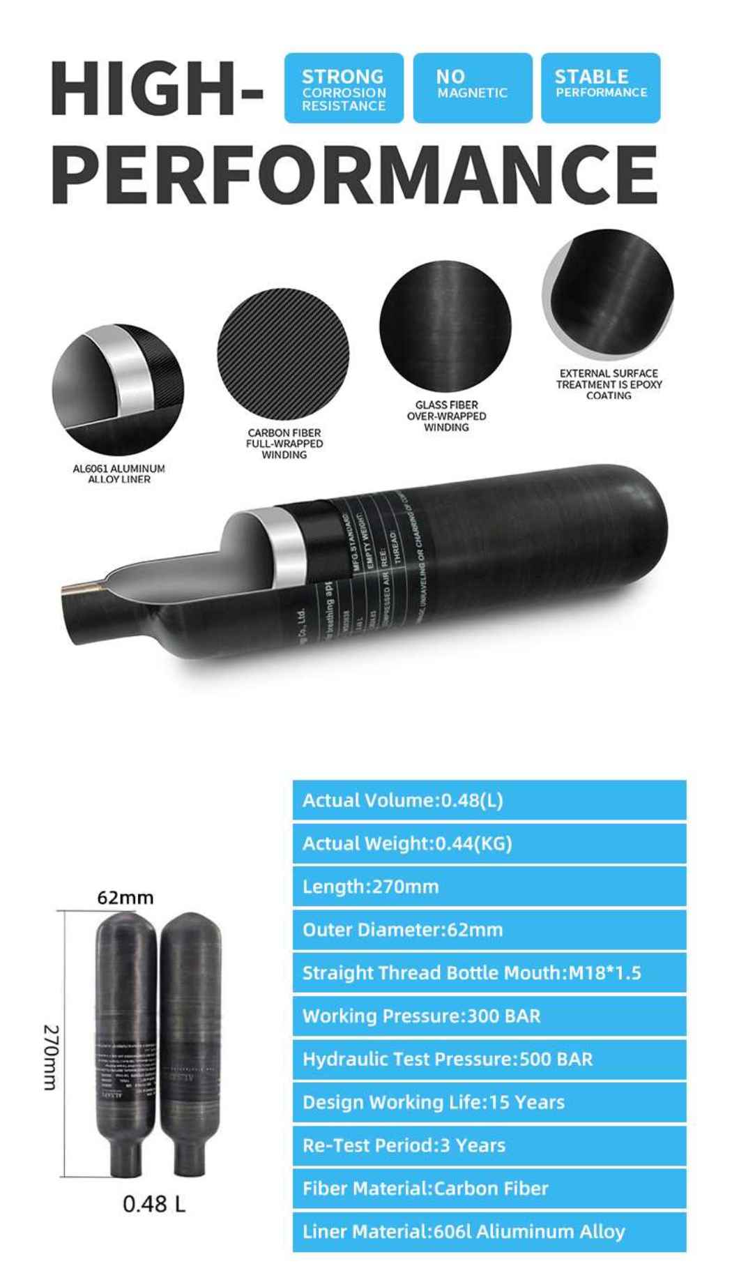 Portable PCP Air Tank Portable PCP Air Tank